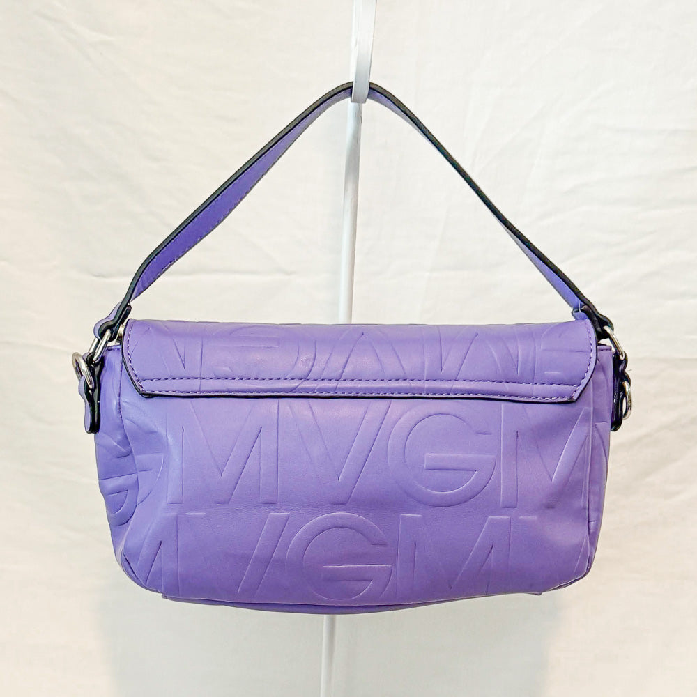 GMW Lavender Smooth Leather Clutch