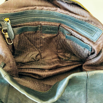 COLE - Black Leather Shoulder Bag