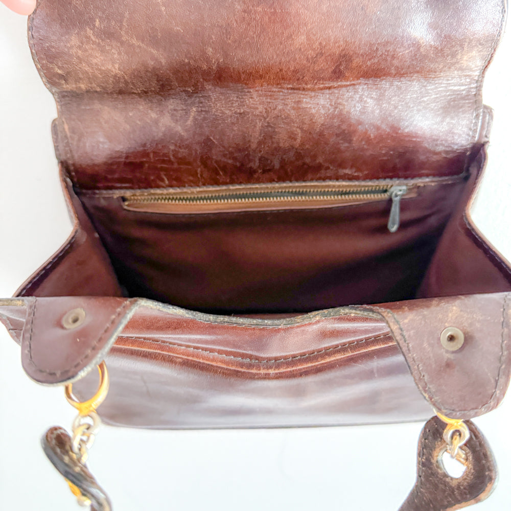 FREDDIE - Vintage Leather Handbag