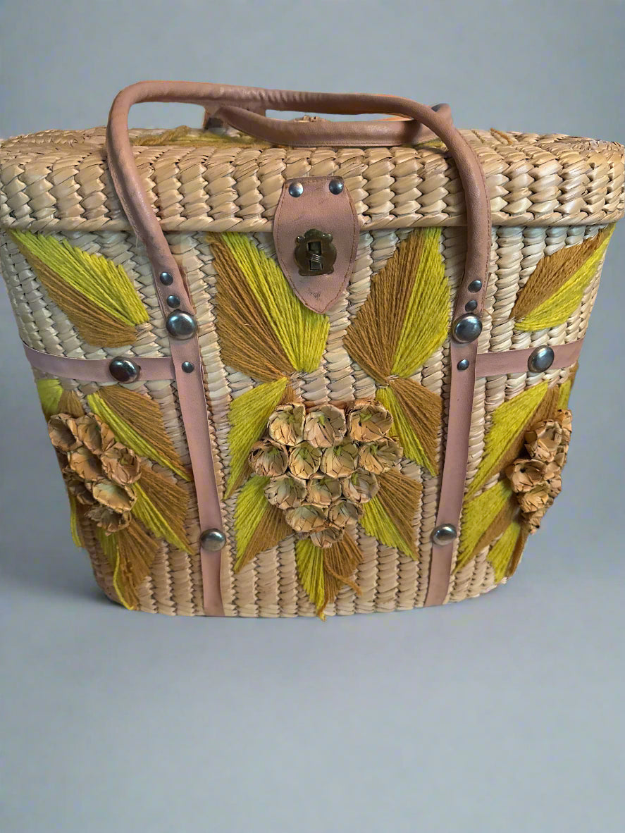 Grape Wicker Basket
