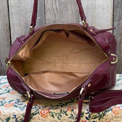 Burgundy Oradelphine Top Handle Doctor's Bag