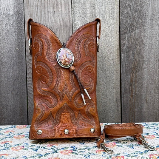Cowboy Boot Crossbody Western Bag
