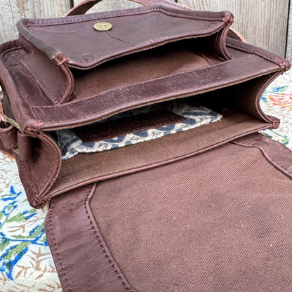 Joyn Dark Brown Leather Crossbody