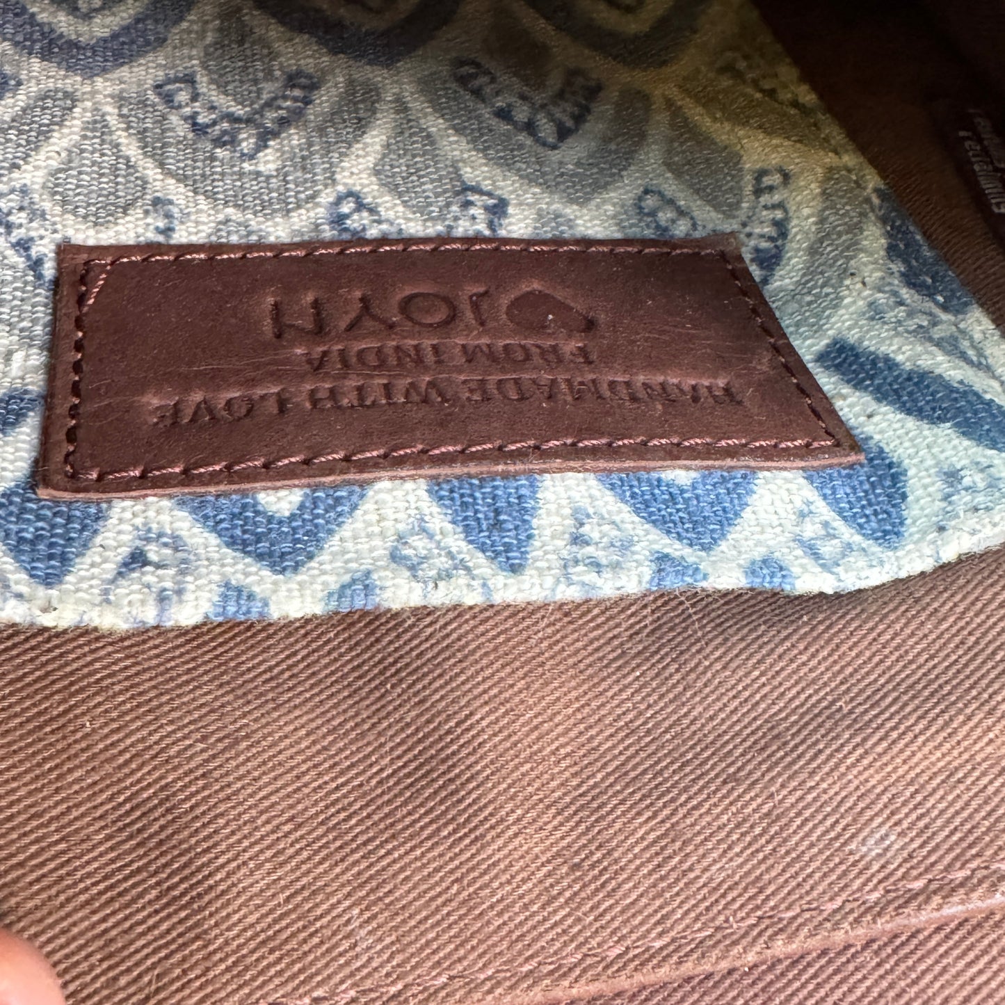 Joyn Dark Brown Leather Crossbody