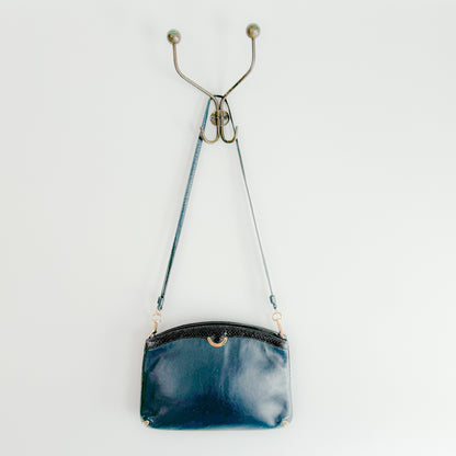 JANET - Navy Blue Vintage Clutch