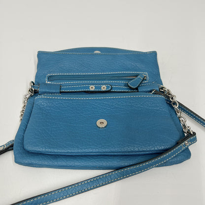 PAOLA - Nine West Blue Vegan Clutch