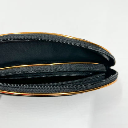 TESS - Travel Trio makeup Bags with Gold Trim